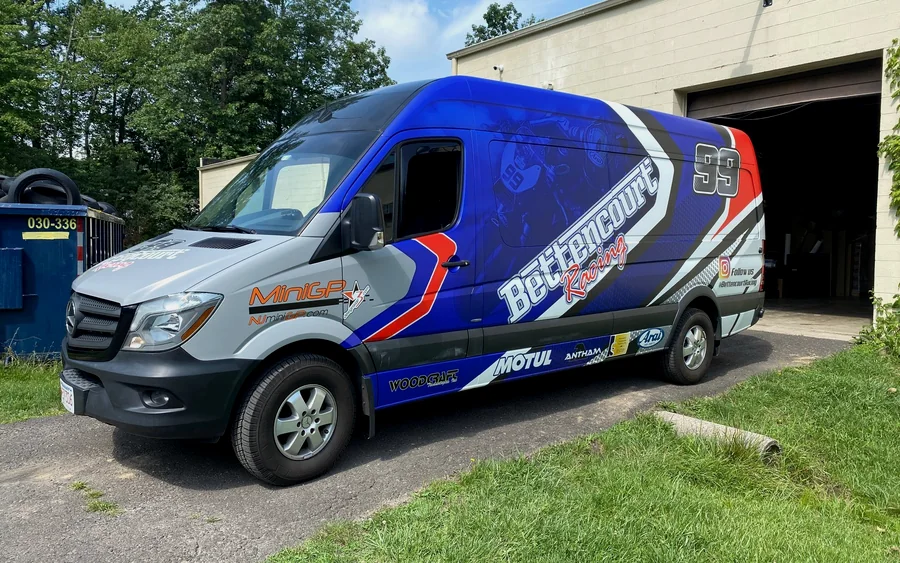 Bettencourt Racing: 99 Van Wrap Design