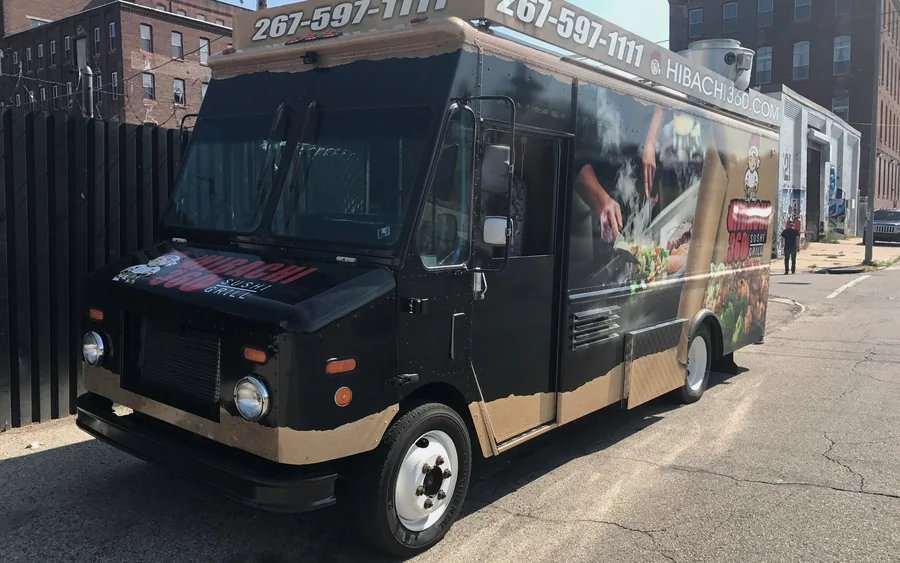 Hibachi 360: Hibachi Food Truck Wrap Design
