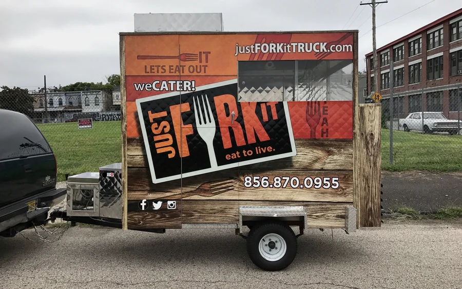 Just Fork It: JustForkIt Food Truck Wrap Design